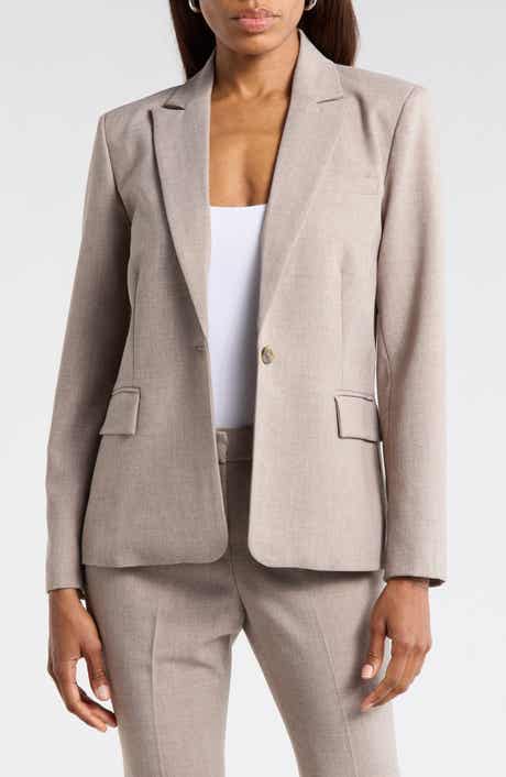 Amanda & Chelsea Oversize Heathered Blazer