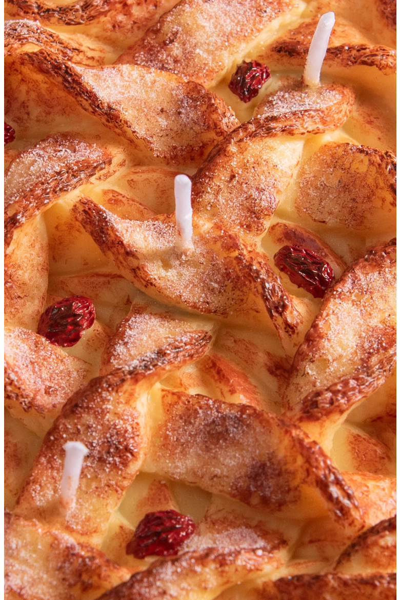 Apple Pie Candle, Alternate, color, Brown