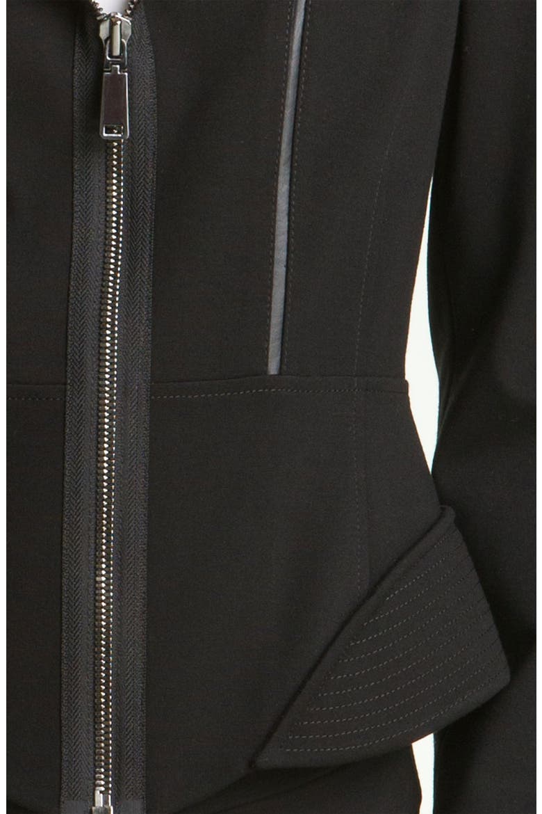 'Gabbie' Jacket, Alternate, color, BLACK