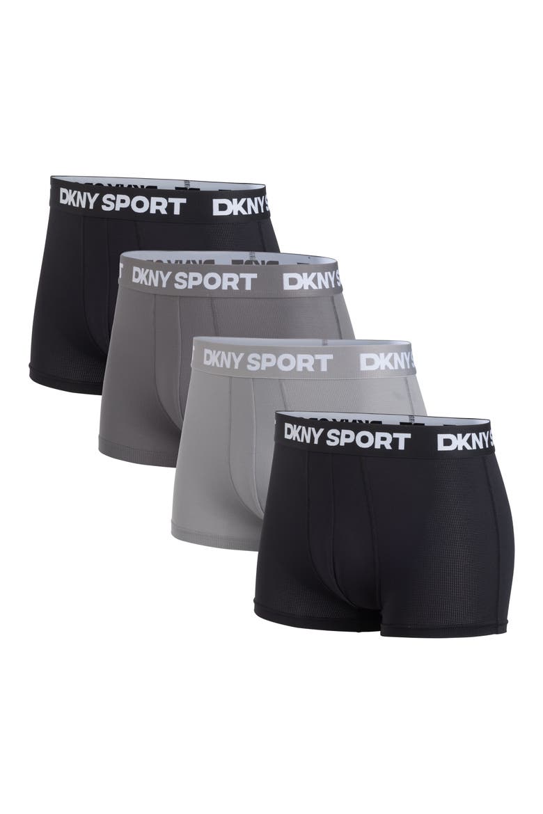Ultralight Mesh Pack of 4 Trunks, Main, color, BLACK/ CHARCOAL/ GREY/ BLACK