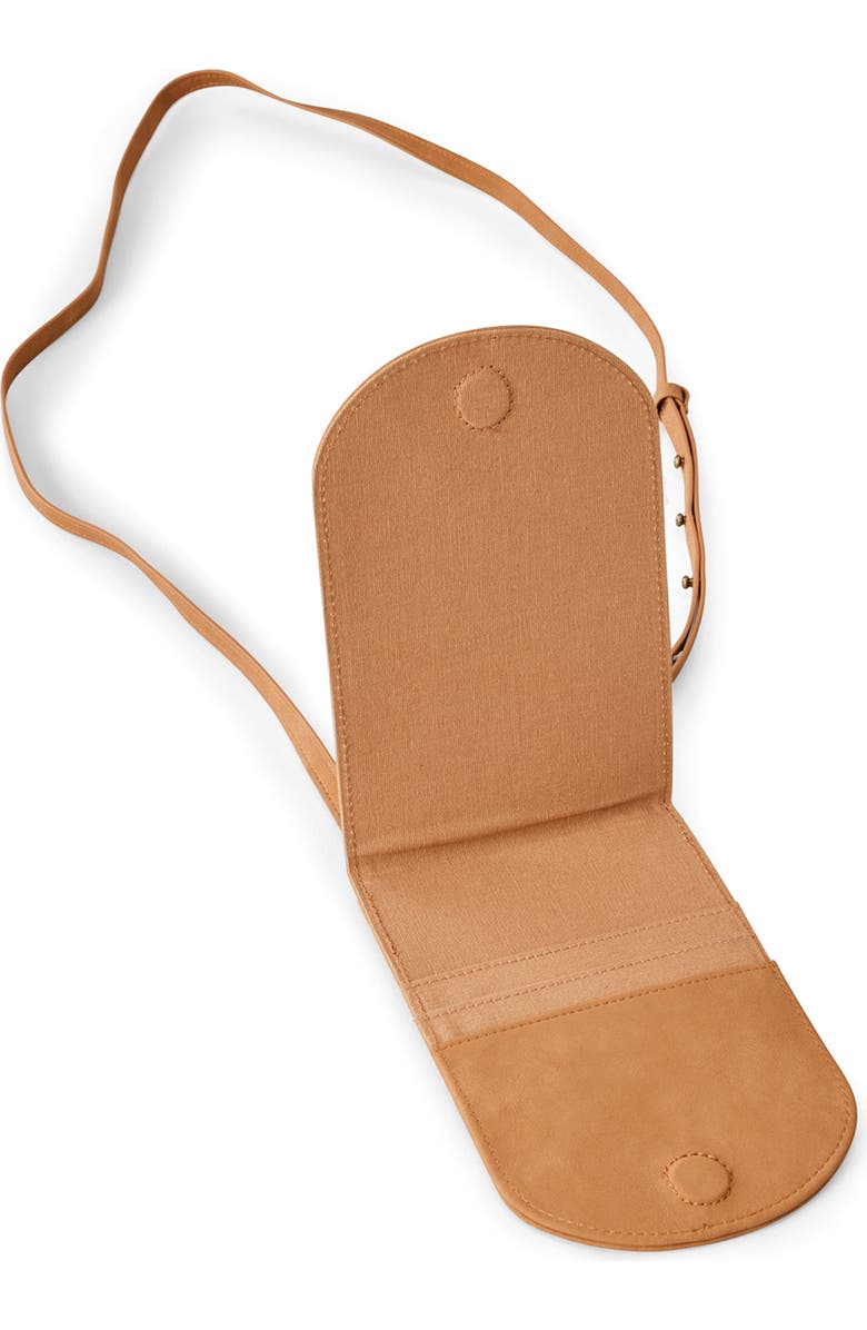 Rip Curl Premium Surf Faux Leather Wallet Crossbody, Alternate, color, Natural