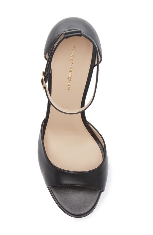 Stuart Weitzman Pamela Platform Sandal In Black