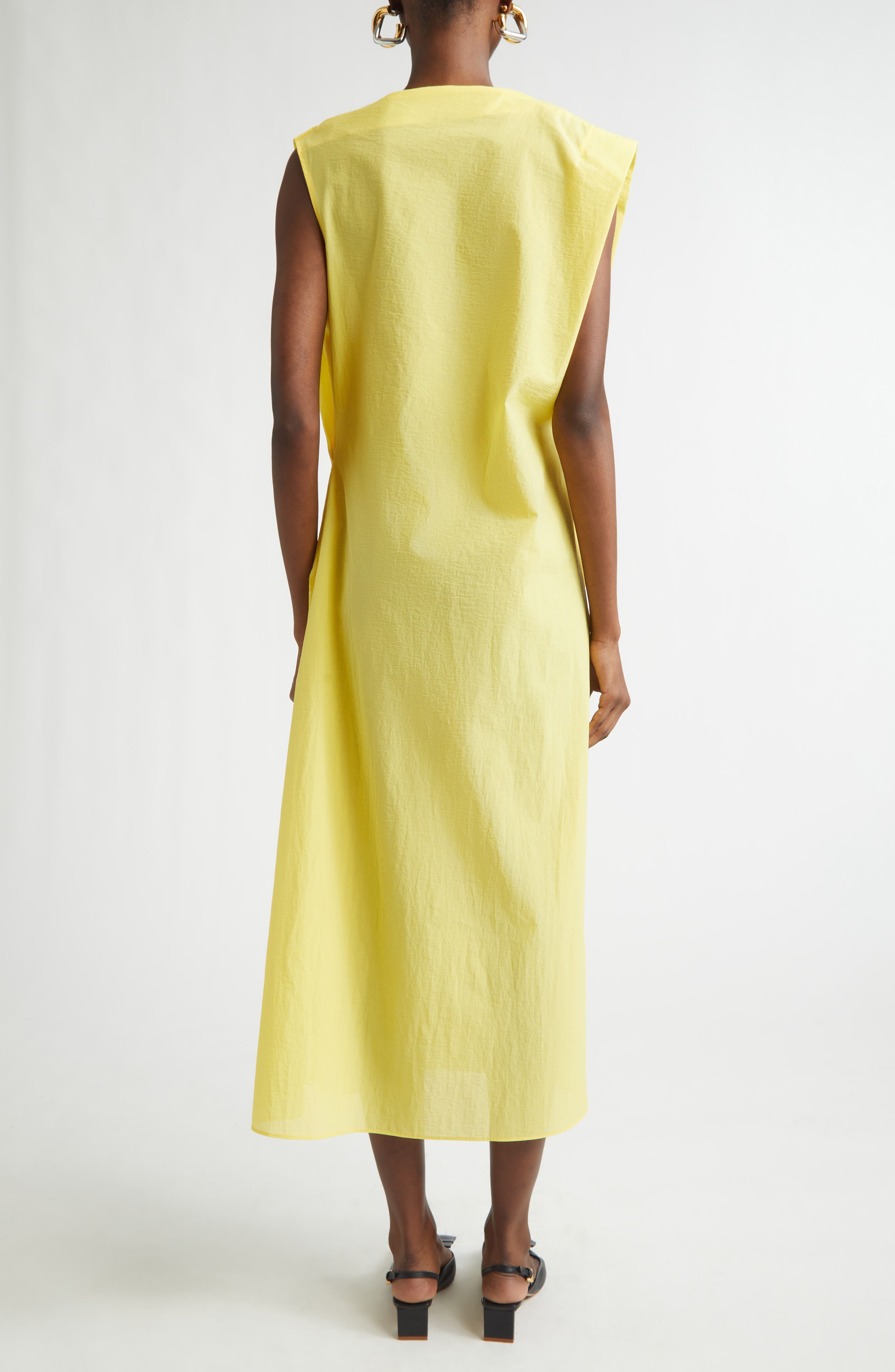 La Robe Drap Asymmetric Midi Dress - image 4