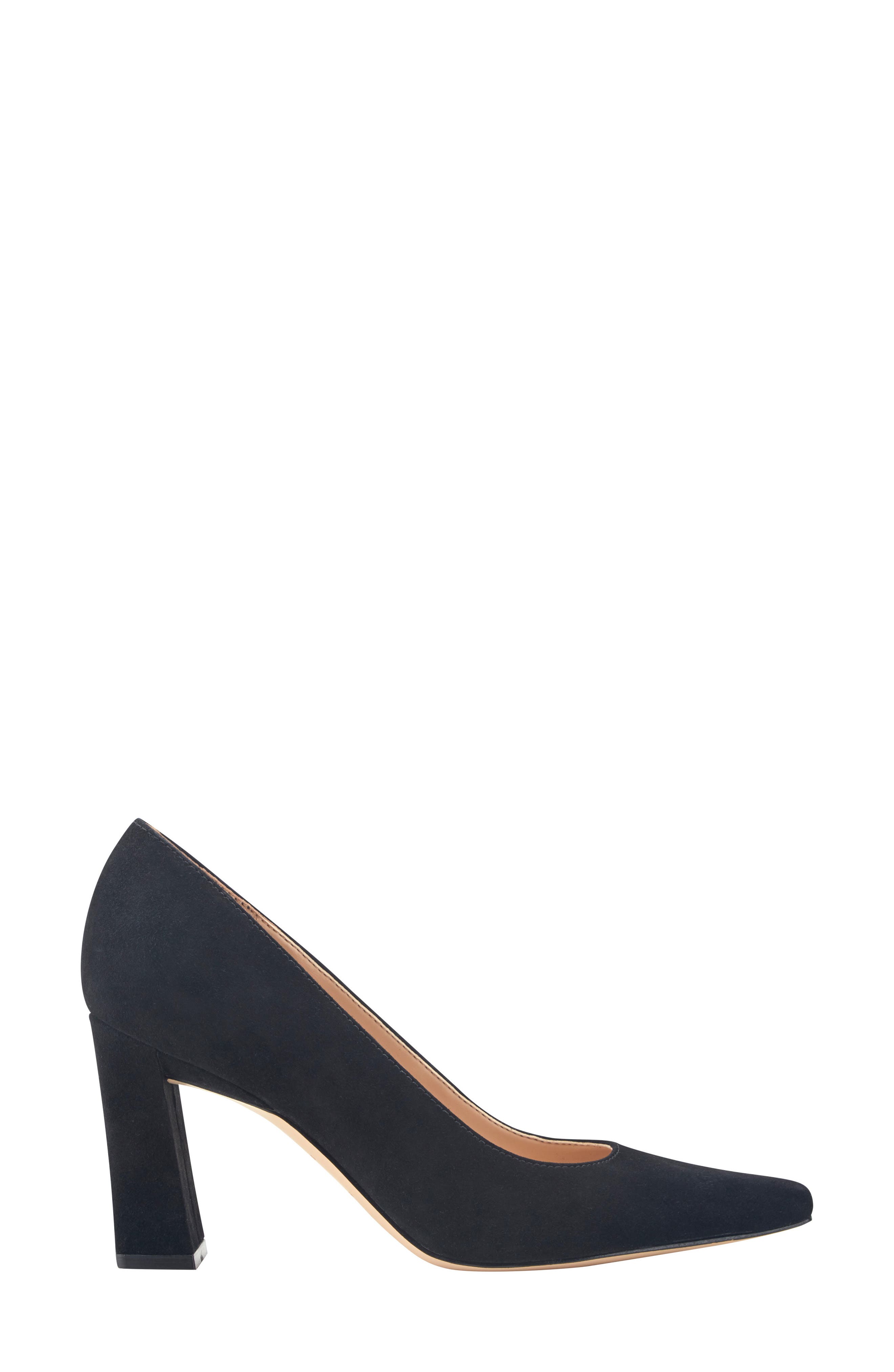Gretty Pointed Toe Pump, Alternate, color, BLACK