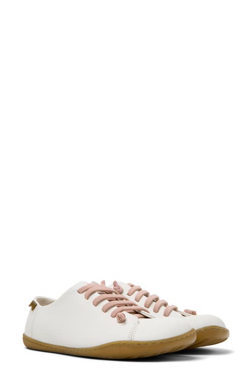 Camper Peu Cami Leather Sneakers In White Natural