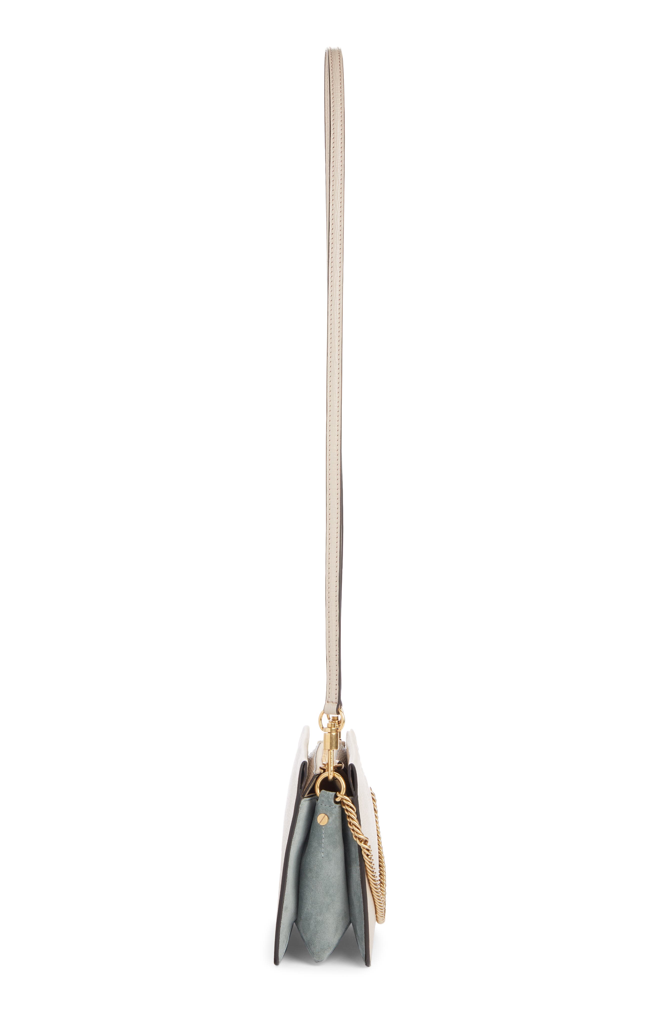 Cross 3 Leather Crossbody Bag, Alternate, color, DUNE/ LIGHT BLUE