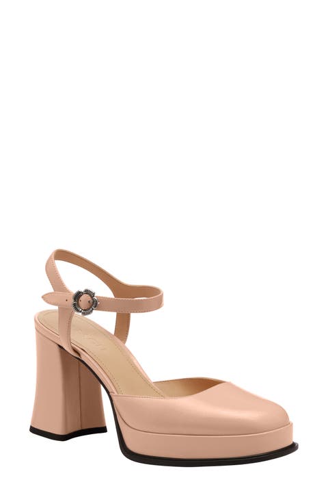 Tea Rose Platform Pump