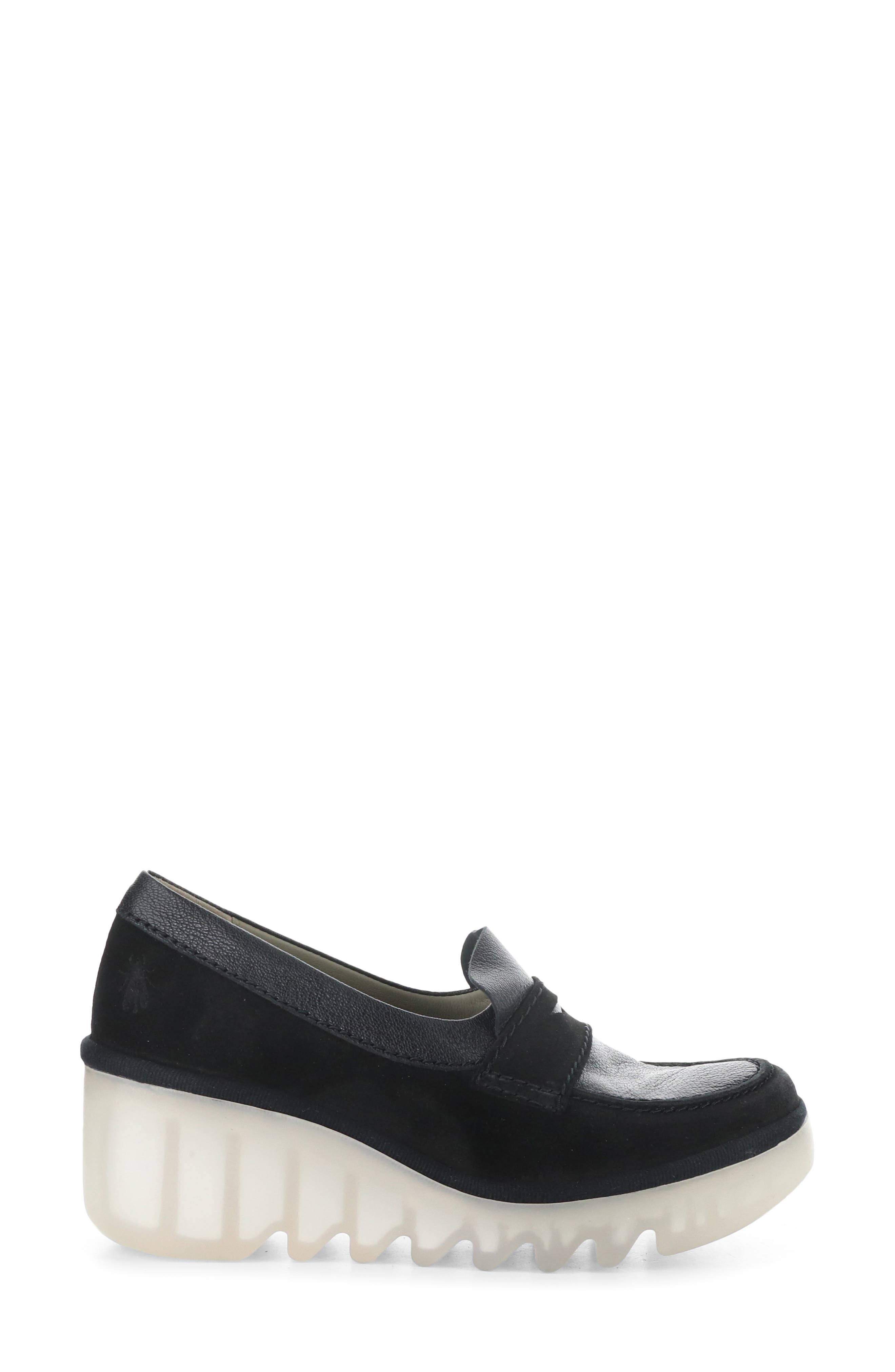Fly London Bilz Platform Wedge Loafer, Alternate, color, 