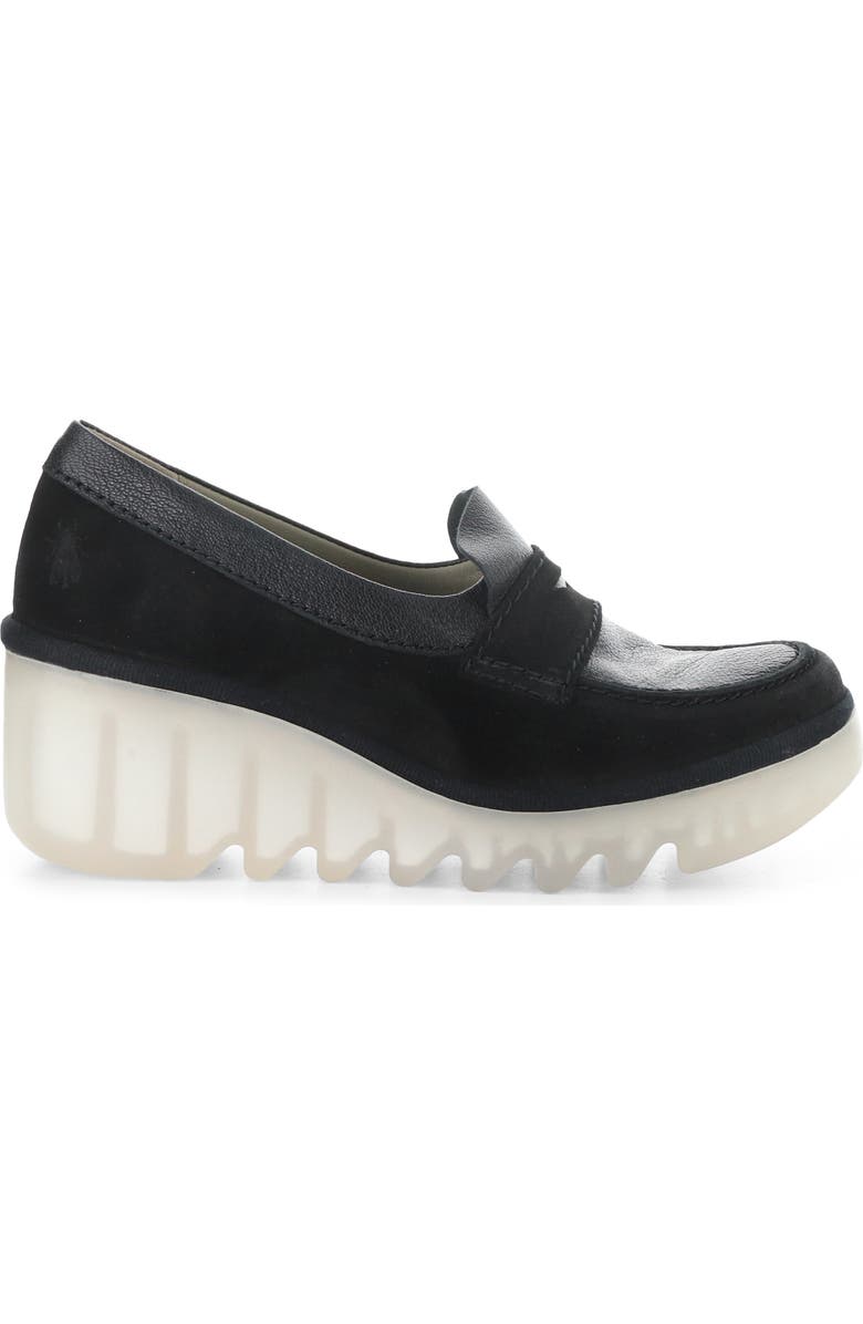 Fly London Bilz Platform Wedge Loafer, Alternate, color,