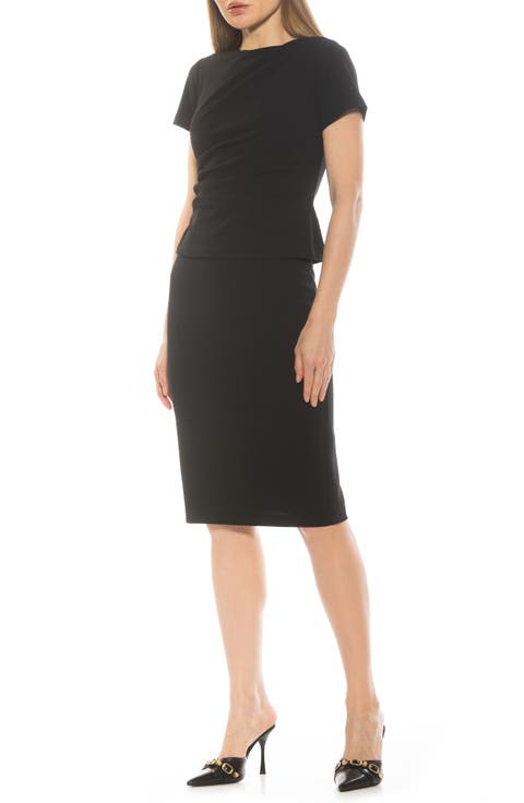 Robin Jewel Neck Midi Dress