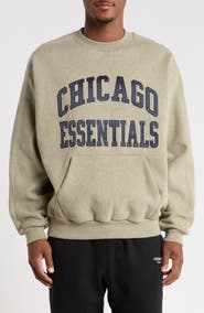 Fear of God Essentials Chicago Bears 90s Relaxed Crewneck Sweatshirt