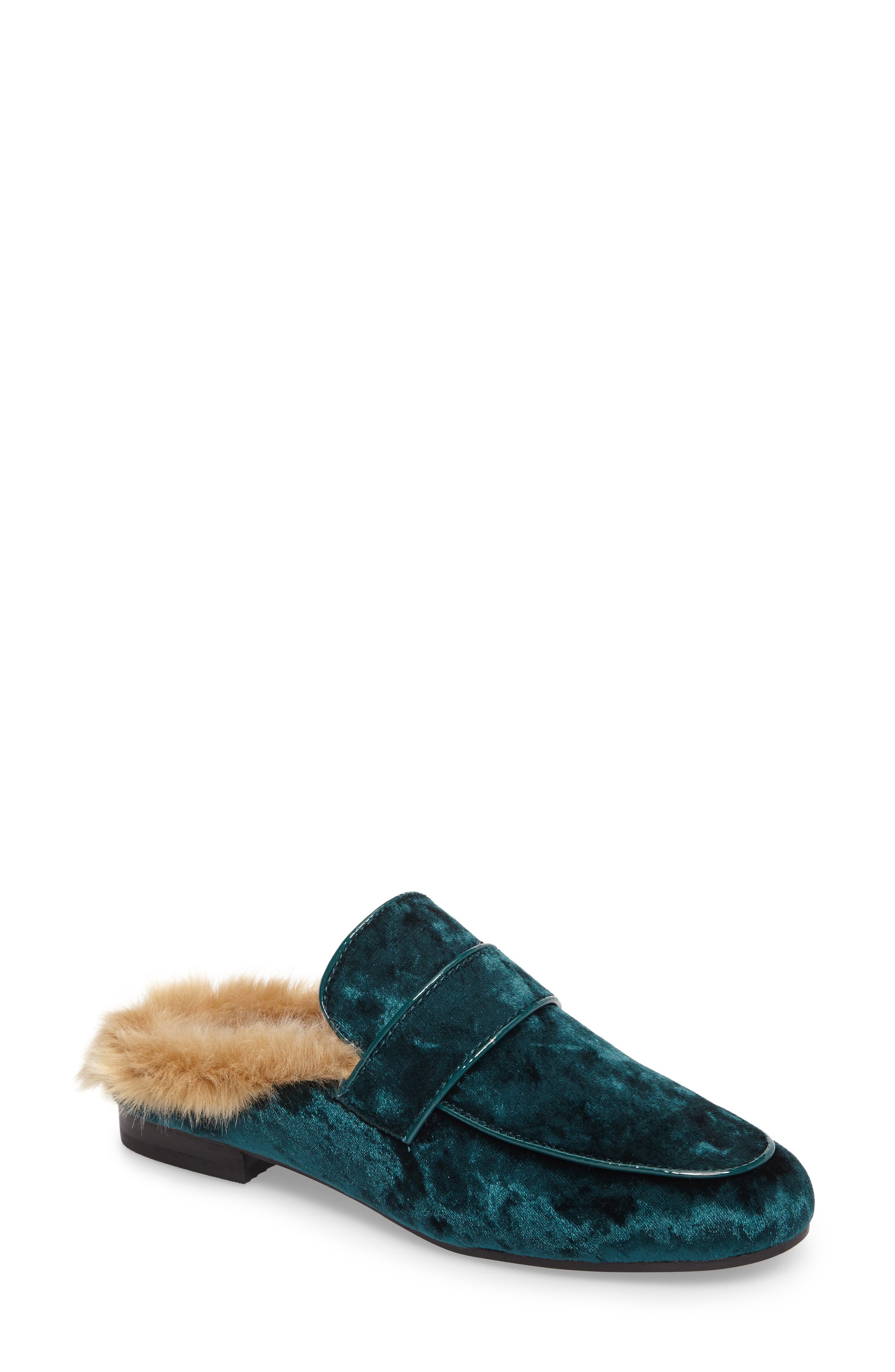 Kaden Mule, Main, color, GREEN FABRIC