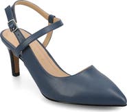 Journee Collection Scipio Pointed Toe Pump - Extra Wide Width Available