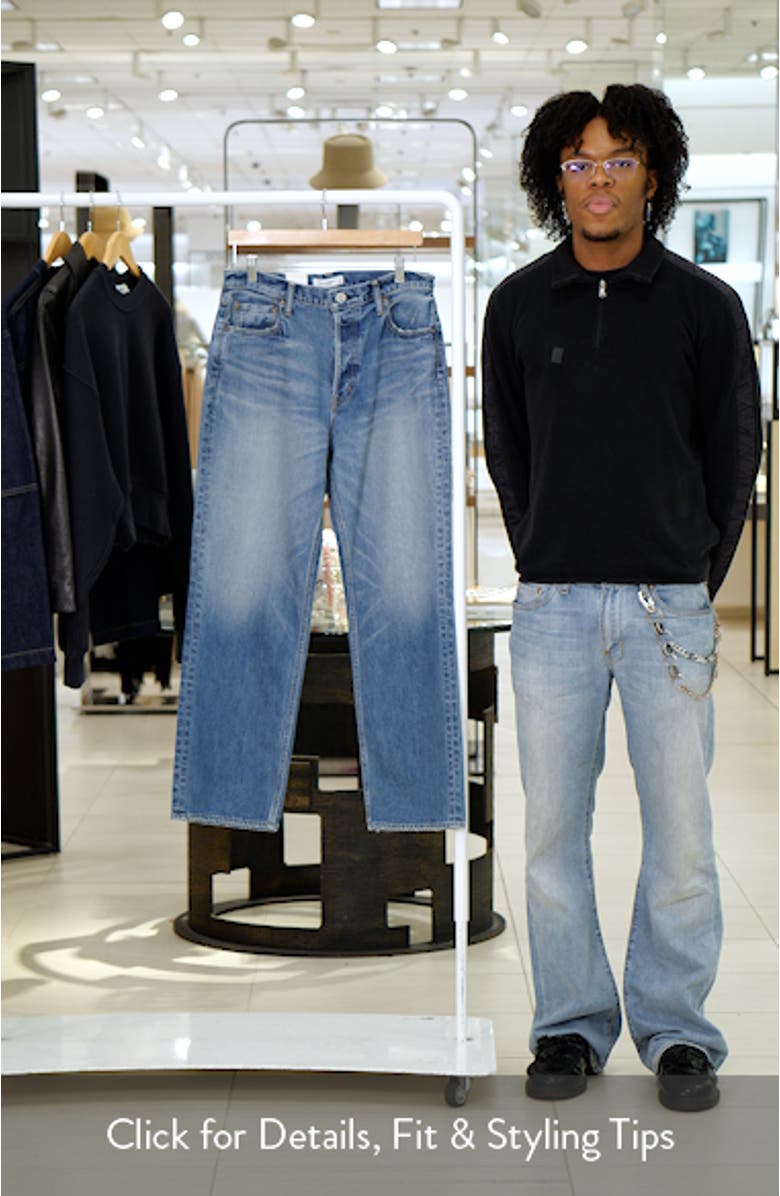 Lyndhurst High Waist Ankle Straight Leg Jeans, sales video thumbnail