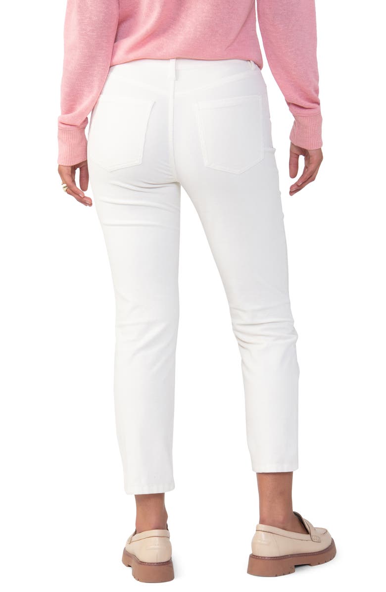 Sanctuary Good Vibes High Waist Crop Slim Straight Leg Corduroy Pants, Alternate, color,