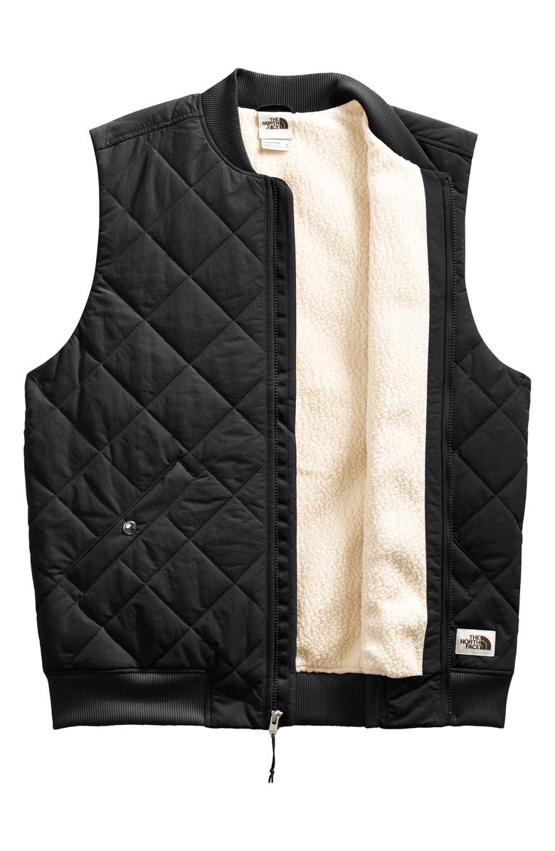 The North Face Cuchillo Water Repellent Diamond Quilted Vest, Alternate, color, 