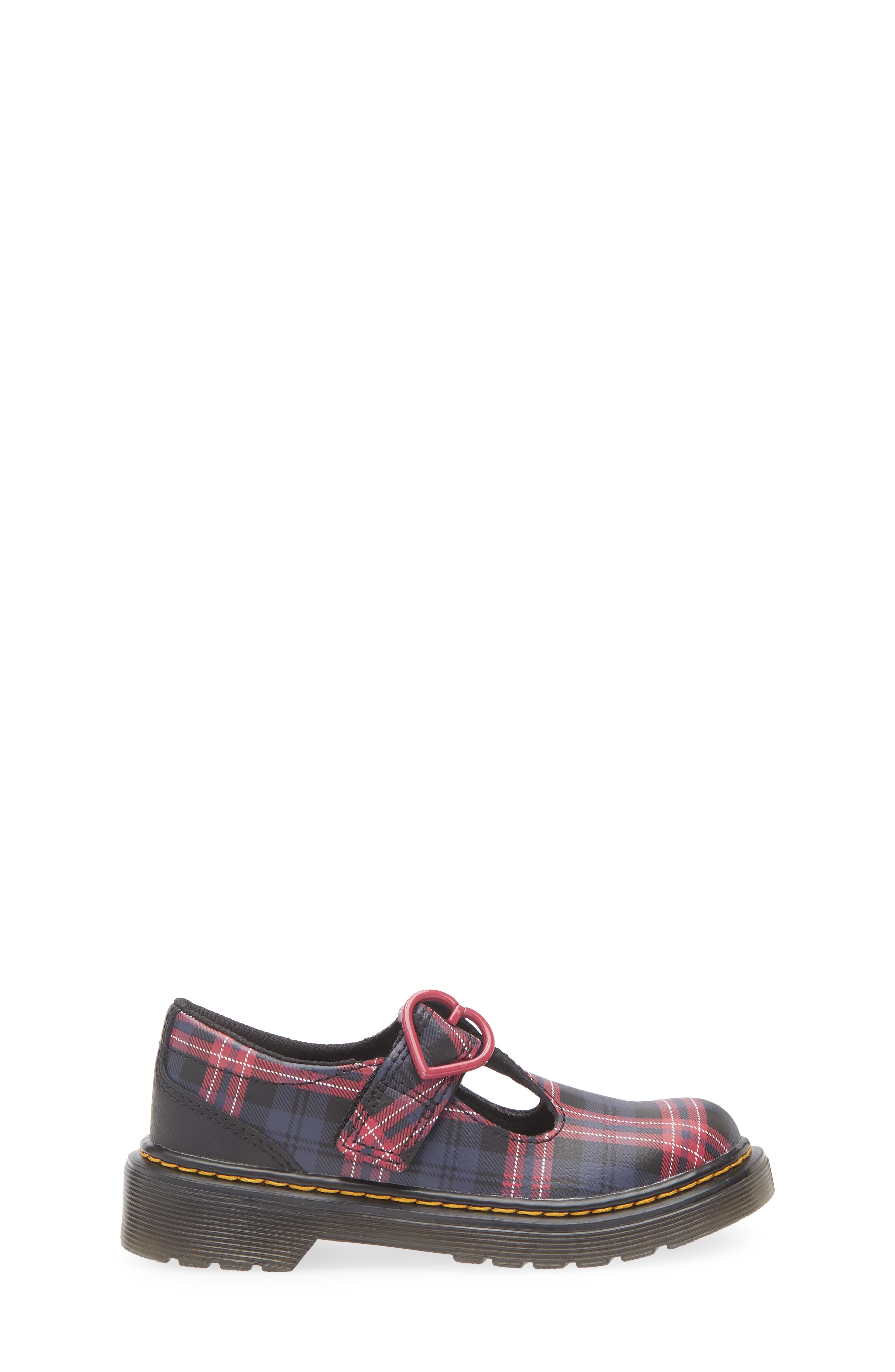 Dr. Martens Kids' Polley II T-Strap Shoe, Alternate, color, Black Multi