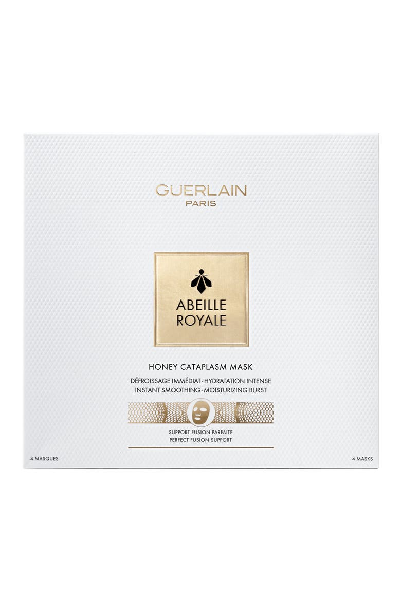Set of 4 Abeille Royale Honey Sheet Mask, Alternate, color, NO COLOR