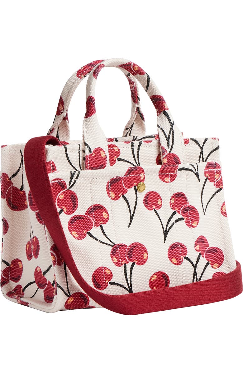 COACH Cargo Tote Bag 20 With Cherry Print, Alternate, color,