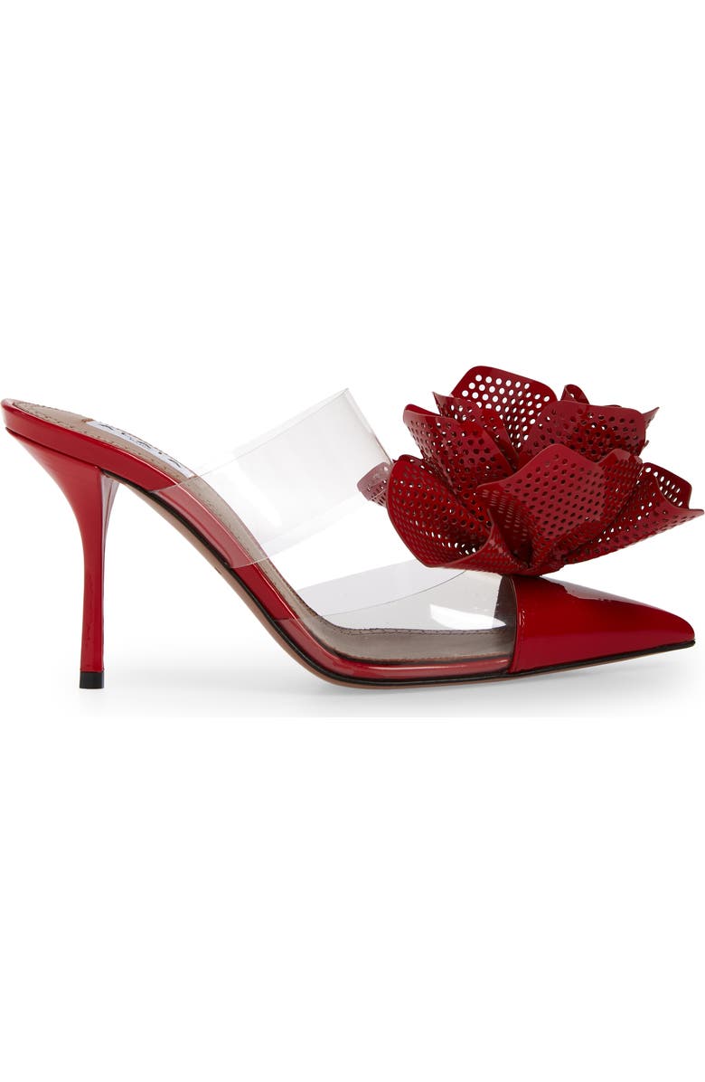Alaïa 3D Fleur Pointed Toe Mule, Alternate, color,