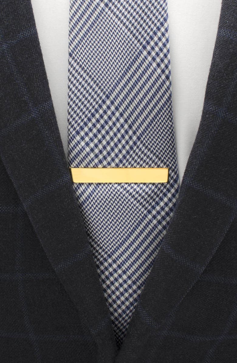 Cufflinks, Inc. Engravable Tie Bar, Alternate, color, Gold