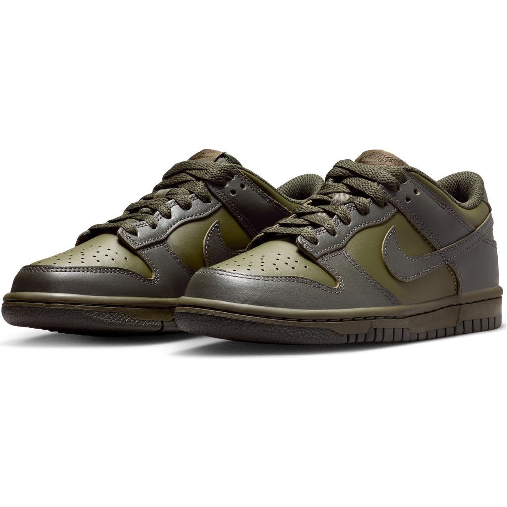 Nike Kids' Dunk Low Basketball Sneaker In Red