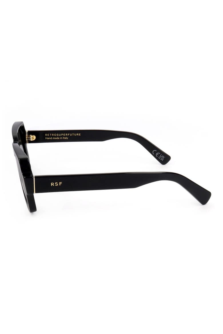 54mm Square Sunglasses, Alternate, color, BLACK