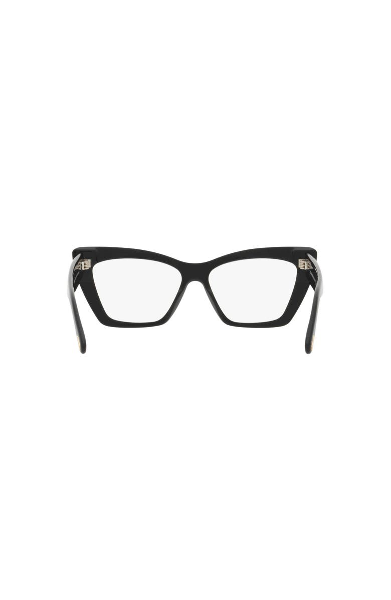 TOM FORD 56mm Cat Eye optical glasses, Alternate, color, Black