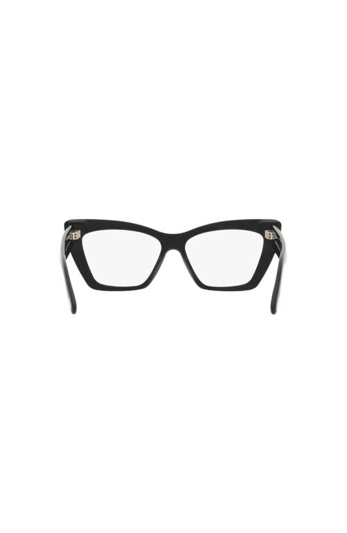 Tom Ford 56mm Cat Eye Optical Glasses In Black