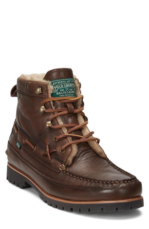 Ranger Leather Genuine Shearling Boot