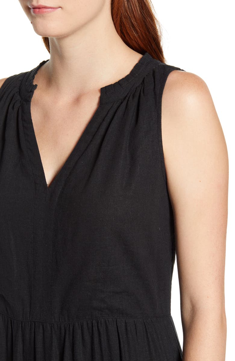 Tommy Bahama Lena Tiered Linen Blend Maxi Sundress, Alternate, color, 