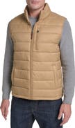 Cole Haan Quilted Zip Front Vest
