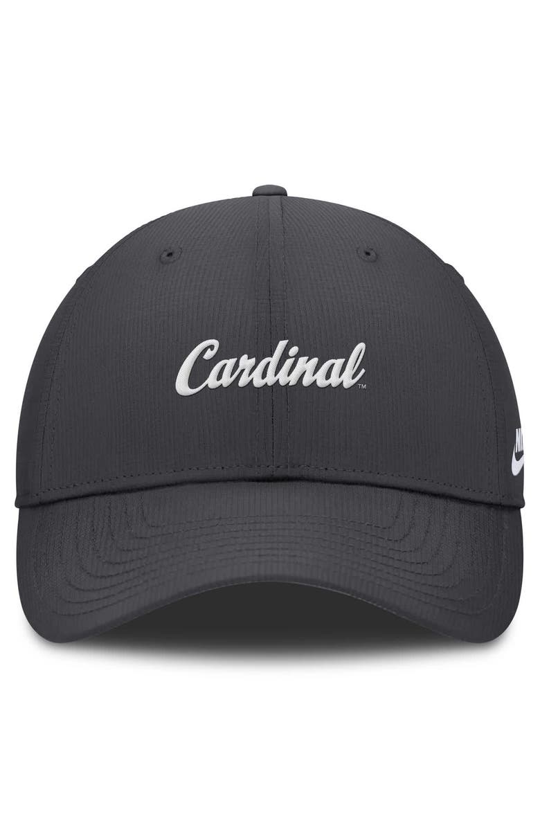 Nike Men's Nike Charcoal Stanford Cardinal Core Rise Vault Performance Adjustable Hat, Alternate, color, Charcoal