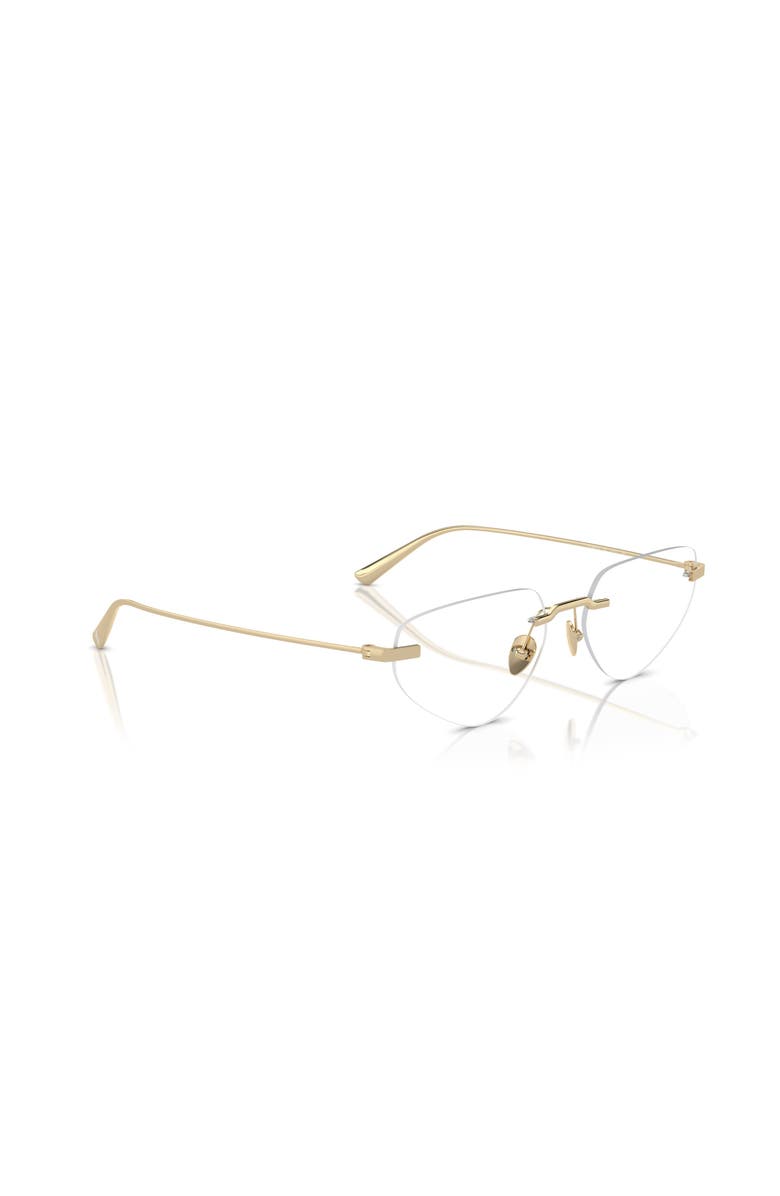 Ferrari 55mm Irregular optical glasses, Alternate, color, Gold