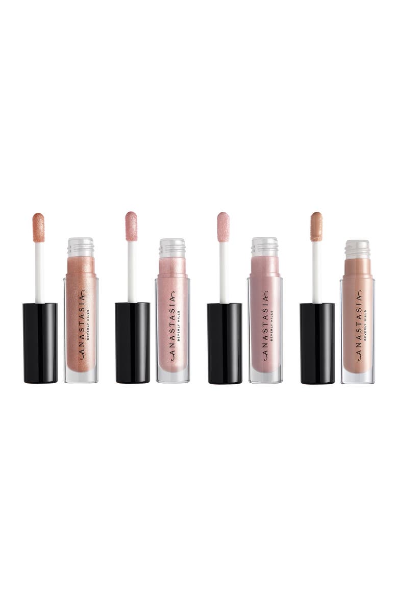 Haute Holiday Mini Lip Gloss Set, Main, color, NO COLOR