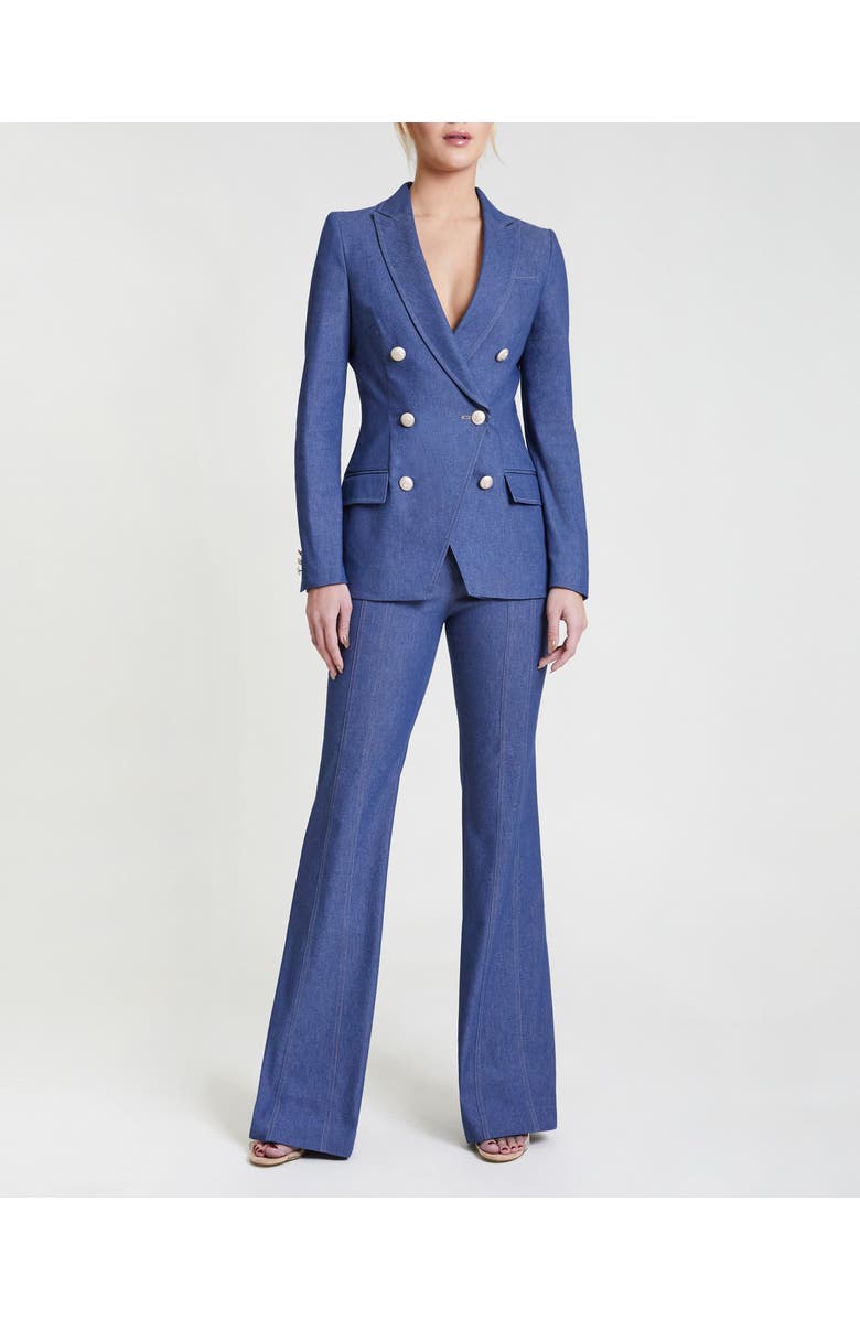 Santorelli BELLA Flared Pant with Stitch Detail, Alternate, color, 