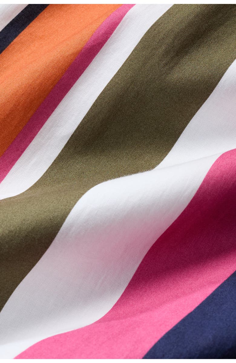 Seasalt Cornwall Alba Stripe Tiered Midi Dress, Alternate, color, Indian Summer Multi