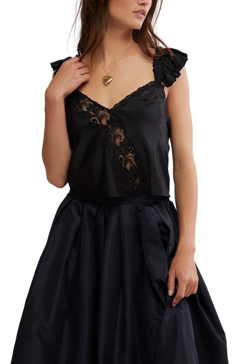 Free People Harmony Lace Inset Tank, Main, color, 