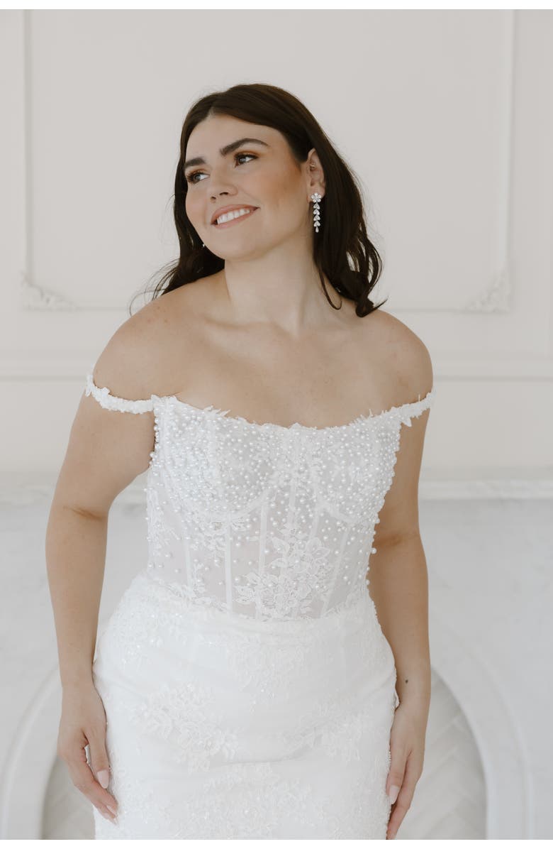 Untamed Petals Estella Mini Dress, Alternate, color, Ivory