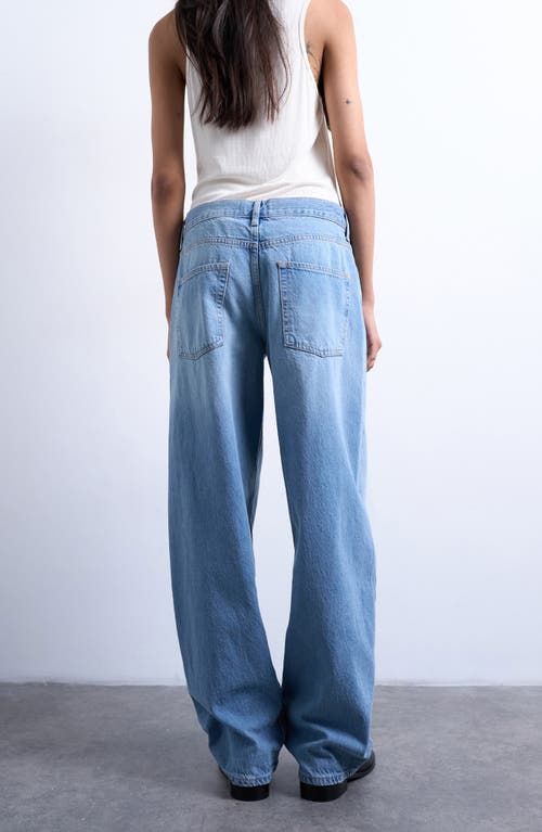 Topshop Lowrie Low Rise Baggy Jeans In Multi