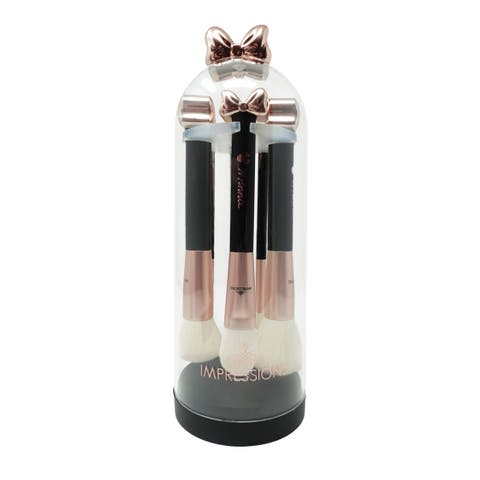 Minnie Mouse Bowtiful Bell Jar Gift Set - 6-piece Brush Set