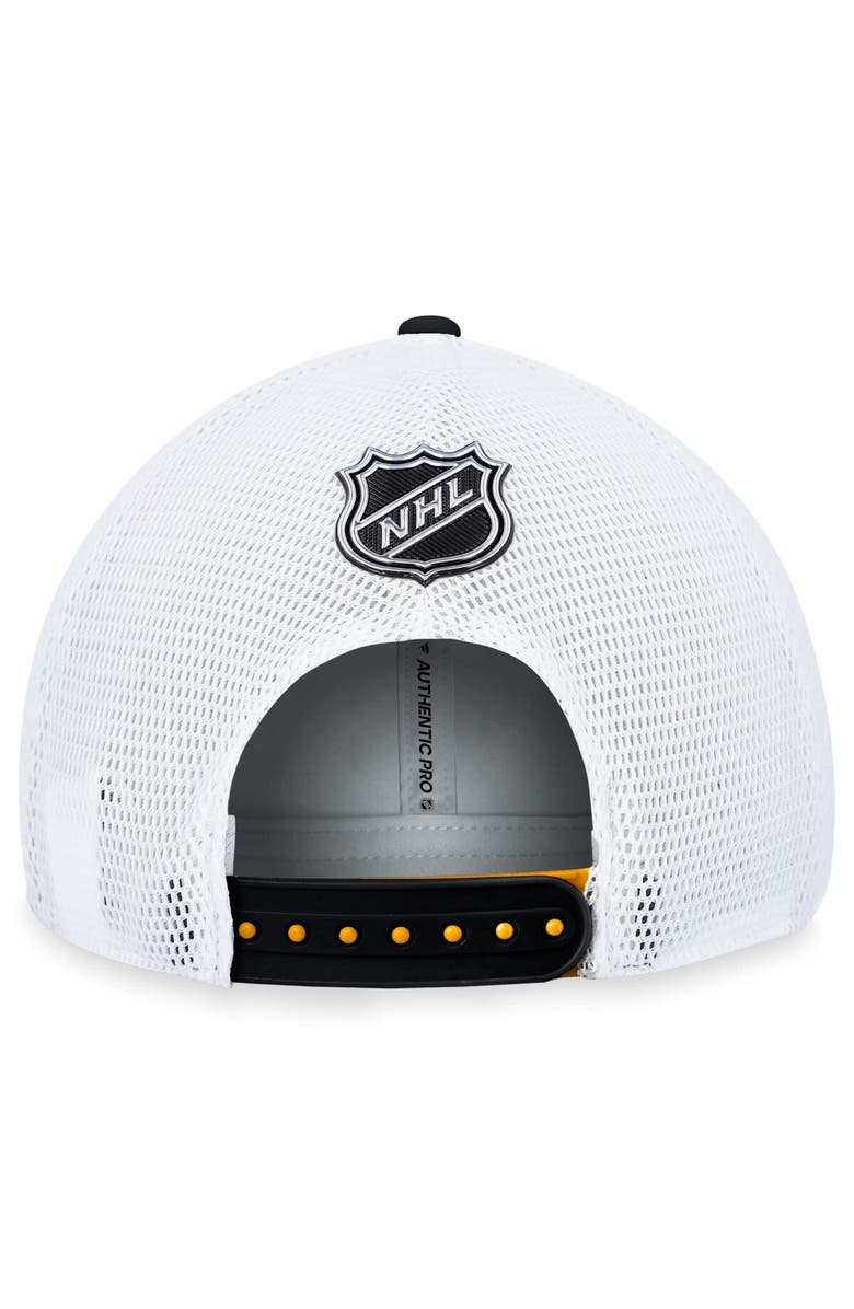 FANATICS Men's Fanatics Branded  Gold Boston Bruins Alternate Authentic Pro Trucker Adjustable Hat, Alternate, color, 