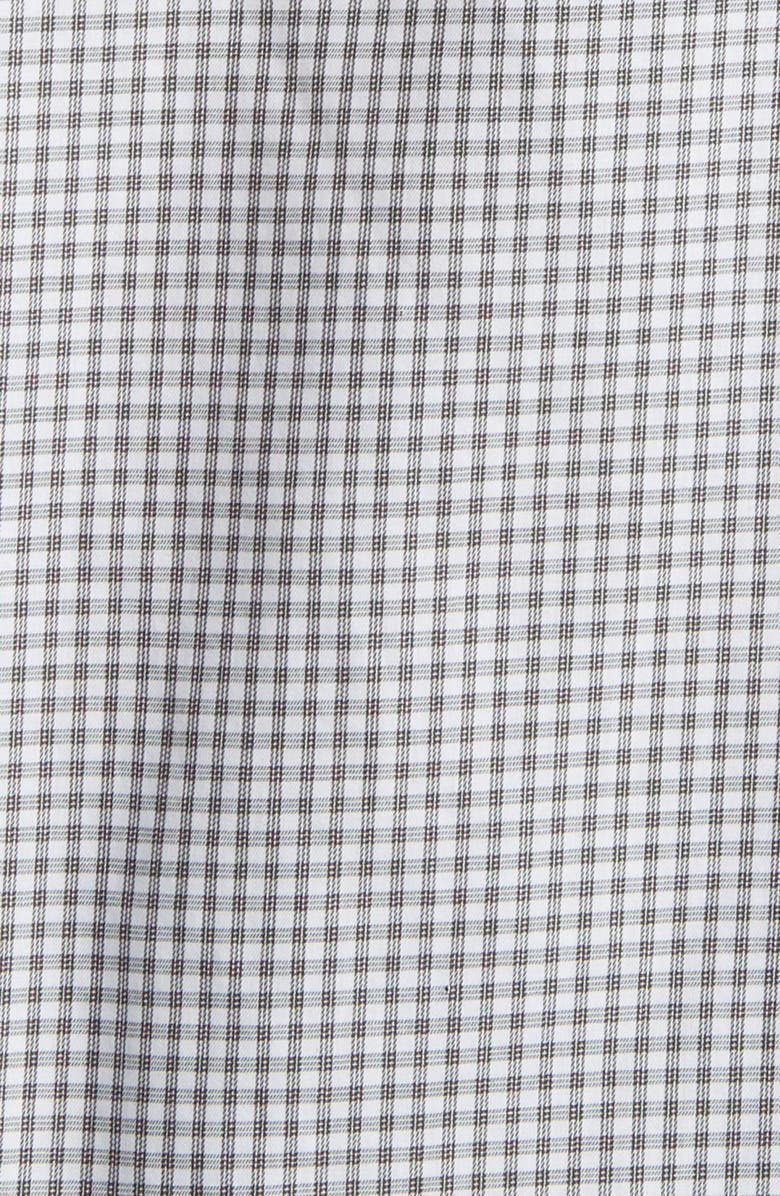 Peter Millar Crown Crafted Francis Gingham Plaid Cotton Button-Up Shirt, Alternate, color, 