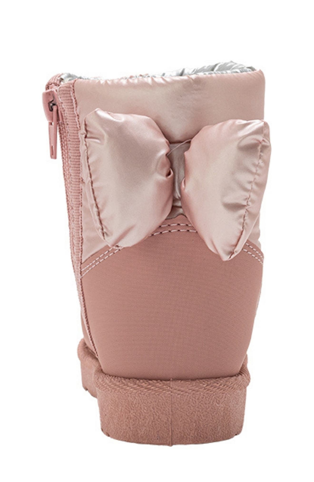 bebe Kids' Bow Winter Boot, Alternate, color, 