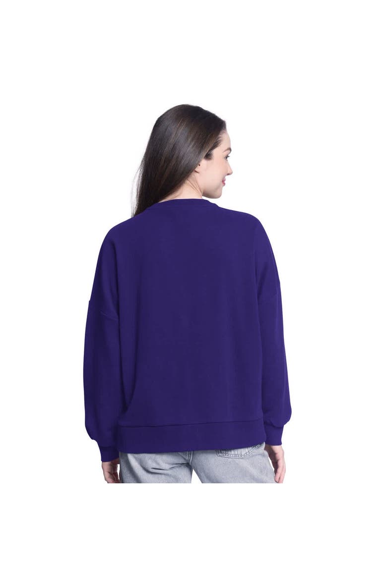 Women's G-III 4Her by Carl Banks Purple Los Angeles Lakers Athletic Pullover Sweatshirt, Alternate, color, Purple