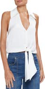 Ramy Brook Lucinda Tie Hem Halter Top