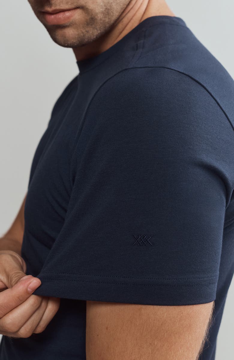 Rhone Origin Crewneck T-Shirt, Alternate, color, True Navy