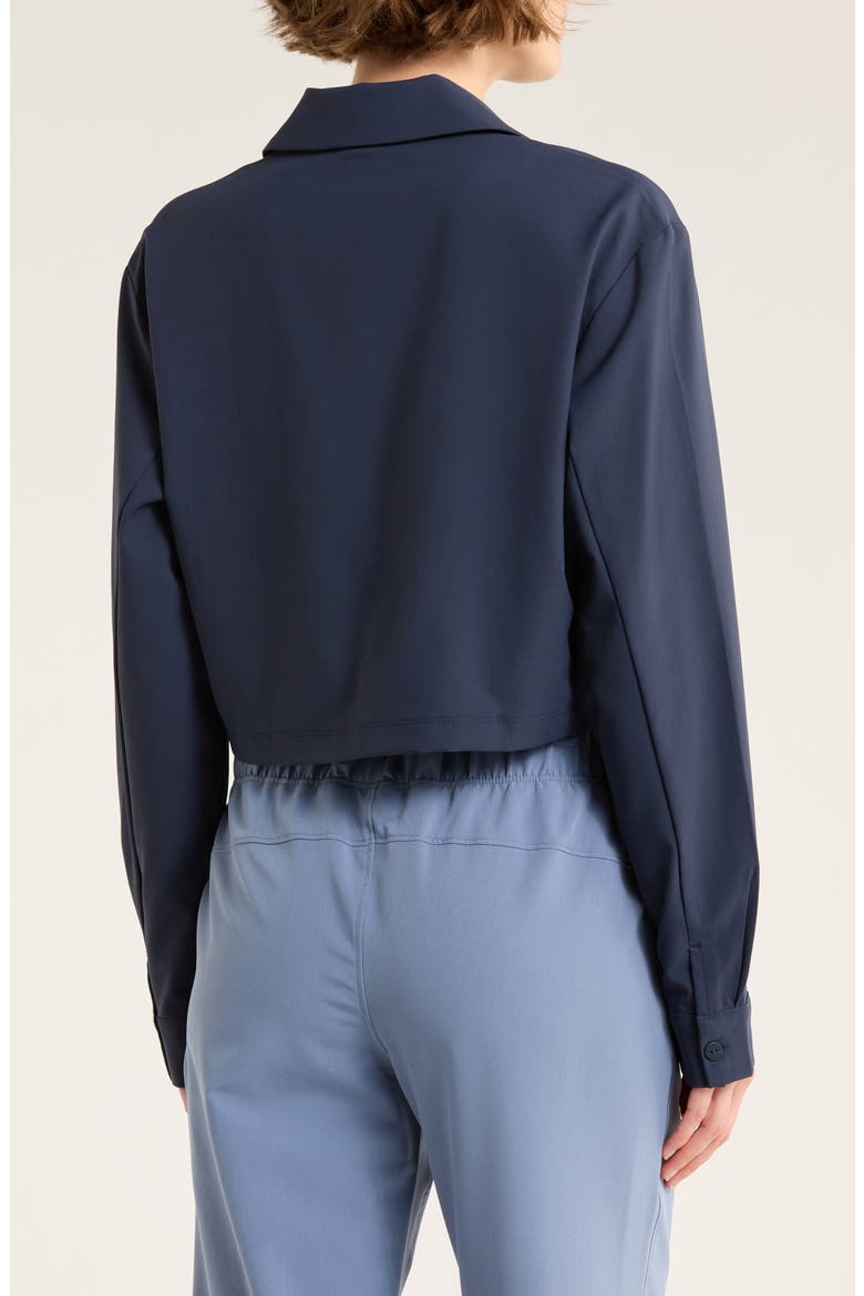 Midtown Crop Jacket, Alternate, color, NOCTURNAL NAVY