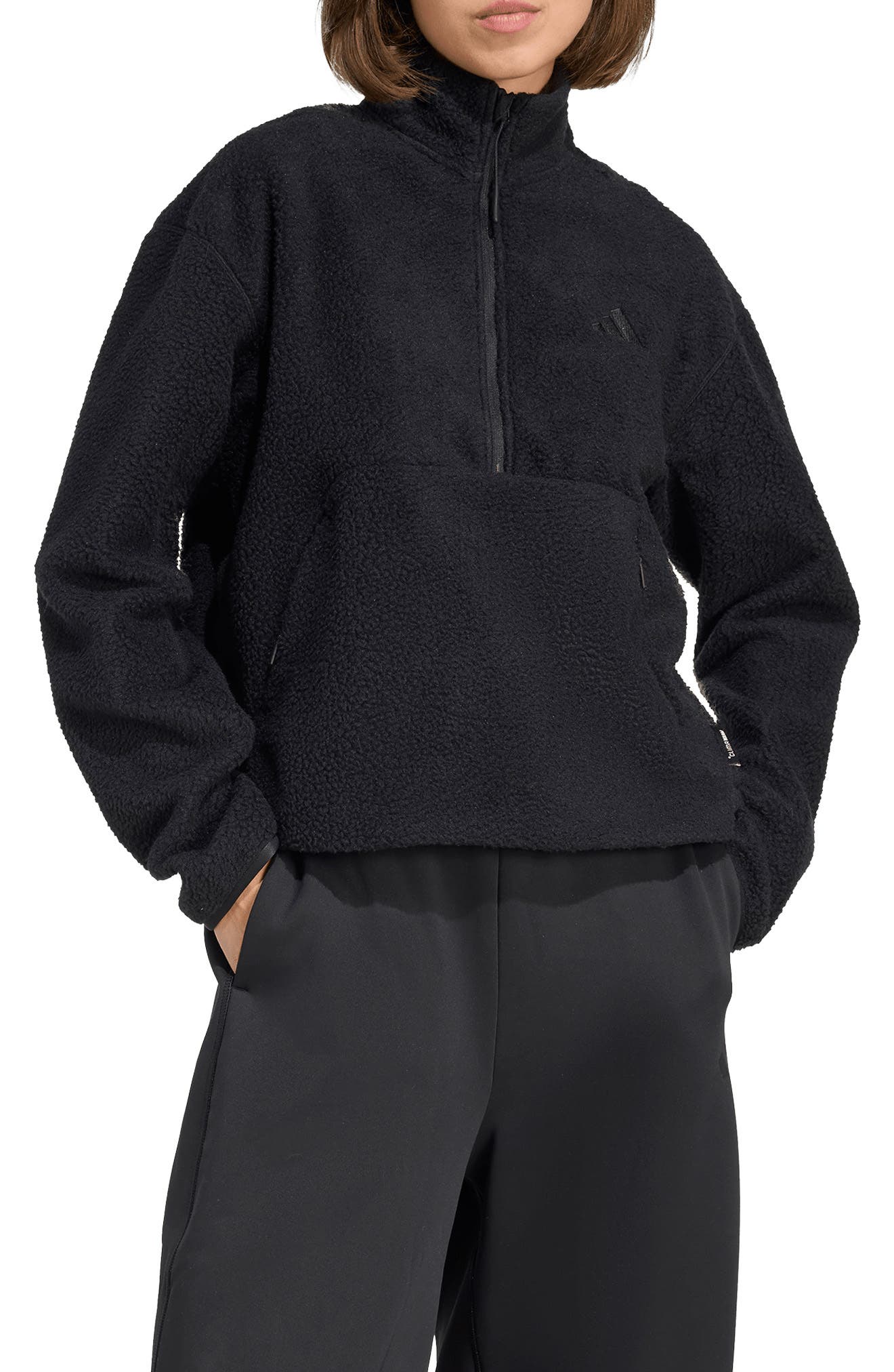 adidas Climawarm High Pile Fleece Half Zip Pullover