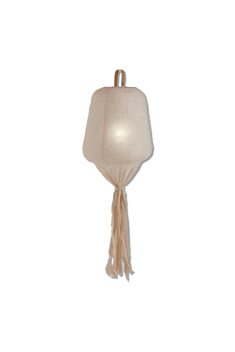 Kite LED Hanging Lantern - Indoor Decorative Candle Holder, Main, color, Beige